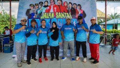 KNPI, YJSI & Dispora Kukar Gelorakan Jalan Sehat di Kecamatan untuk Hidupkan Organisasi & Kesehatan Warga Tenggarong