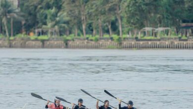 Sungai Mahakam Jadi Rumah Latihan Atlet Dayung Kukar