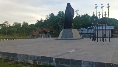 Tribun Lapangan Multifungsi Sanga-Sanga Jadi Ruang Usaha Veteran